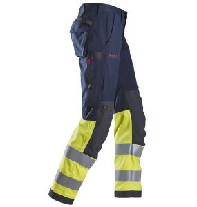 6376 Snickers ProtecWork  Work Pants High-Vis Class 1, Regular Fit