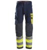 6376 Snickers ProtecWork  Work Pants High-Vis Class 1, Regular Fit