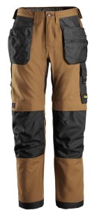 6224 Snickers AllroundWork Canvas+ work pants with holster pockets, Regular Fit