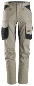 6803 Snickers AllroundWork, Stretch Arbeitshose ohne Knietaschen, Slim Fit