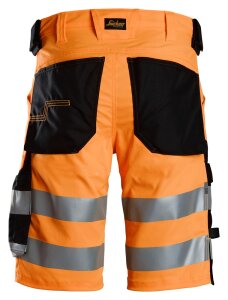 6136 Short Snickers HighVis Stretch CL1, coupe ajustée
