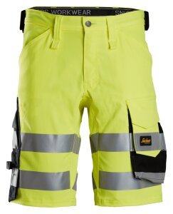 6136 Short Snickers HighVis Stretch CL1, coupe ajustée