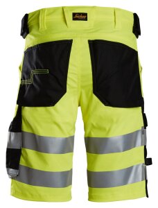 6136 Short Snickers HighVis Stretch CL1, coupe ajustée