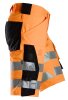 6136 Short Snickers HighVis Stretch CL1, coupe ajustée