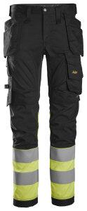 6234 Pantaloni elasticizzati Snickers HighVis + HP CL1,...