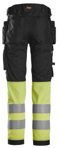 6234 Pantaloni elasticizzati Snickers HighVis + HP CL1,...