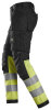 6234 Snickers HighVis stretch Hose+ HP CL1, Slim Fit