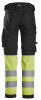 6334 Snickers HighVis Stretch Pants CL1, Regular Fit