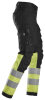 6334 Snickers HighVis Stretch Pants CL1, Regular Fit
