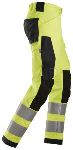 6343 Snickers HighVis stretch Hose CL2, Regular Fit