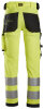 6343 Snickers HighVis Stretch Pants CL2, Regular Fit