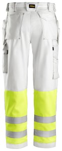 3234 Snickers High Vis Malerhose, Klasse 1, Loose Fit