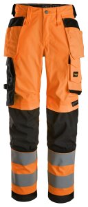 6743 Snickers High-Vis Damenhose stretch Cl 2, Regular Fit