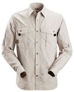 8508 Snickers Rip-Stop Hemd, langärmlig