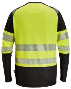 2430 Snickers High-Vis Langarm-Shirt Klasse 1