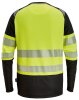 2430 Snickers High-Vis Langarm-Shirt Klasse 1