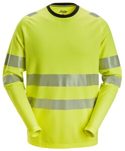2431 Snickers High-Vis Langarm-Shirt Klasse 3