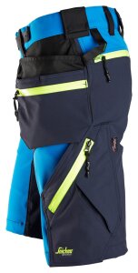 6140 Snickers FlexiWork Softshell Stretch-Shorts mit Holstertaschen, Regular Fit