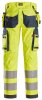 6268 Snickers ProtecWork Stretch Pants with Holster Pockets, High-Vis Class 2, Loose Fit