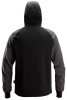 2842 Snickers Hoodie zweifarbig mit Halbreissverschluss