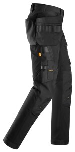 6275 Snickers AllroundWork 4-Weg Stretch Hose mit Holstertaschen, Slim Fit