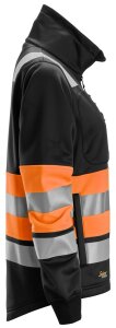 8077 Snickers High-Vis Damenjacke mit Reissverschluss Warnschutzklasse 1