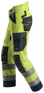 6639 Snickers AllroundWork, High-Vis 37.5® Insulated Work Pants+, Class 2, Regular Fit