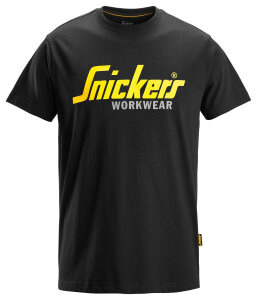 2586 Snickers Klassisches Logo-T-Shirt