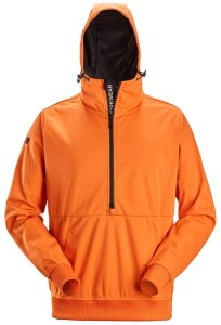 8400 Snickers FlexiWork Windblocker Stretch-Hoodie mit Halbreissverschluss