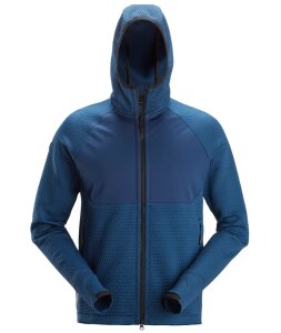 8405 Snickers FlexiWork Midlayer-Kapuzenjacke mit durchgehendem Reissverschluss