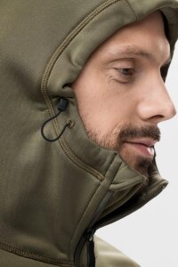 8026 Snickers FlexiWork Polartec® Power Stretch® Hoodie mit Reissverschluss