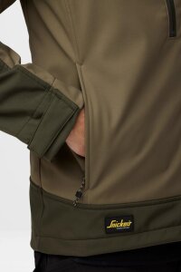 1226 Snickers AllroundWork Softshell-Stretchjacke mit Kapuze