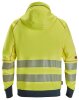 2866 Snickers ProtecWork Arc Full Zip Hoodie Hohe Sichtbarkeit Klasse 3