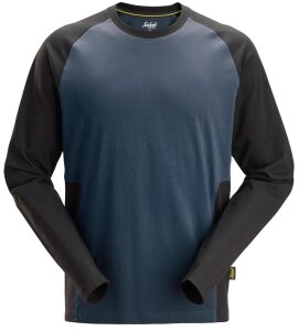 2450 Snickers Zweifarbiges Shirt mit langem Arm
