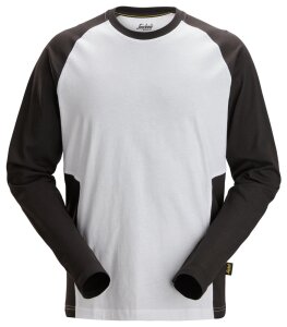 2450 Snickers Zweifarbiges Shirt mit langem Arm