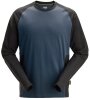 2450 Snickers Zweifarbiges Shirt mit langem Arm