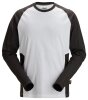 2450 Snickers Zweifarbiges Shirt mit langem Arm