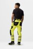 6232 Snickers High-Vis-4-Wege-Stretch-Hose mit Holstertaschen Warnschutzklasse 2