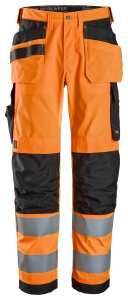 6238 Snickers High-Vis-Arbeitshose mit Holstertaschen...