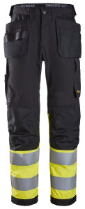 6239 Snickers High-Vis-Arbeitshose mit Holstertaschen...