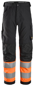 6339 Snickers High-Vis-Arbeitshose Warnschutzklasse 1