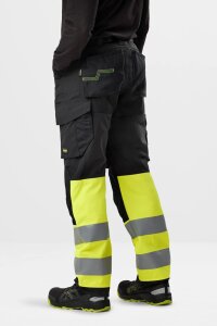 6339 Snickers High-Vis-Arbeitshose Warnschutzklasse 1