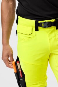 6930 Snickers High-Vis-Arbeitshose mit abnehmbaren Holstertaschen Warnschutzklasse 2