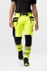 6930 Snickers High-Vis-Arbeitshose mit abnehmbaren Holstertaschen Warnschutzklasse 2