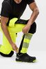 6930 Snickers High-Vis-Arbeitshose mit abnehmbaren Holstertaschen Warnschutzklasse 2