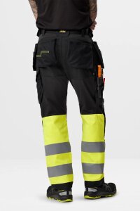 6935 Snickers High-Vis-Arbeitshose mit abnehmbaren Holstertaschen Warnschutzklasse 2