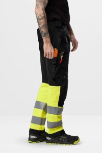 6935 Snickers High-Vis-Arbeitshose mit abnehmbaren Holstertaschen Warnschutzklasse 2