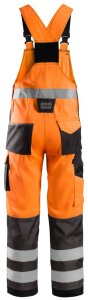 0113 Snickers Warnschutz Latzhose, Klasse 2