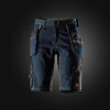 6155 Snickers FlexiWork Denim-Shorts mit Holstertaschen