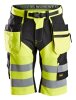 6933 Snickers FlexiWork, High-Vis Shorts+ Holstertaschen Klasse 1